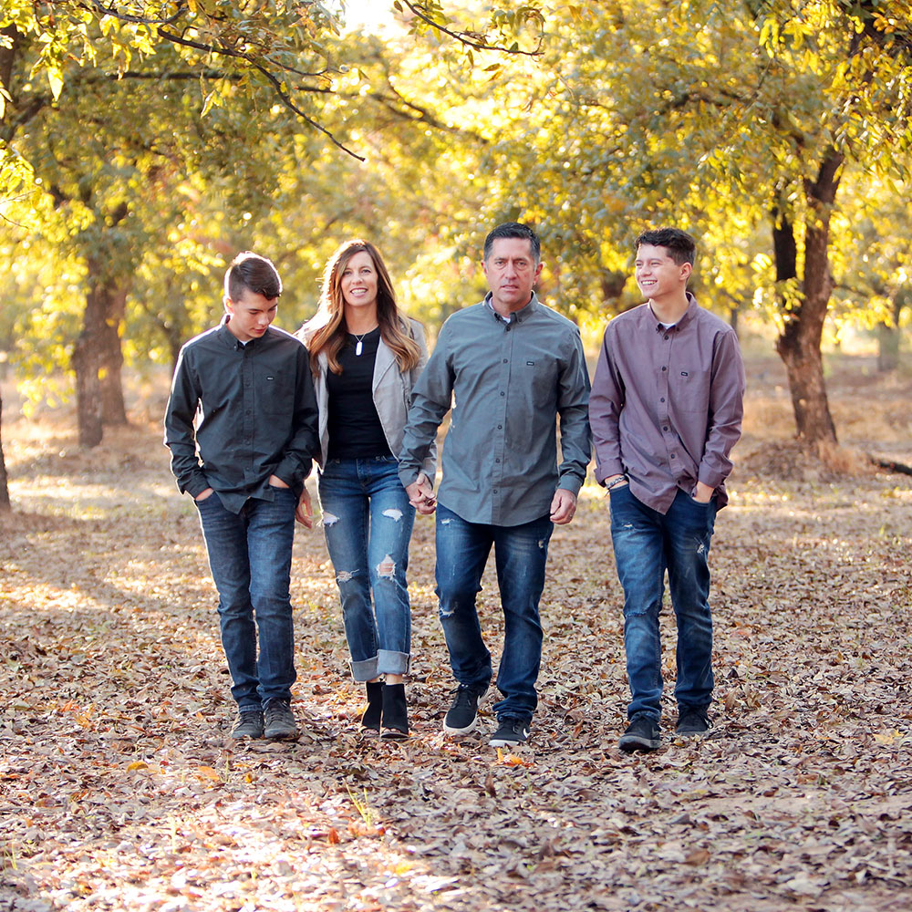 The Campos family — owners of Zippy Zebra Plumbing